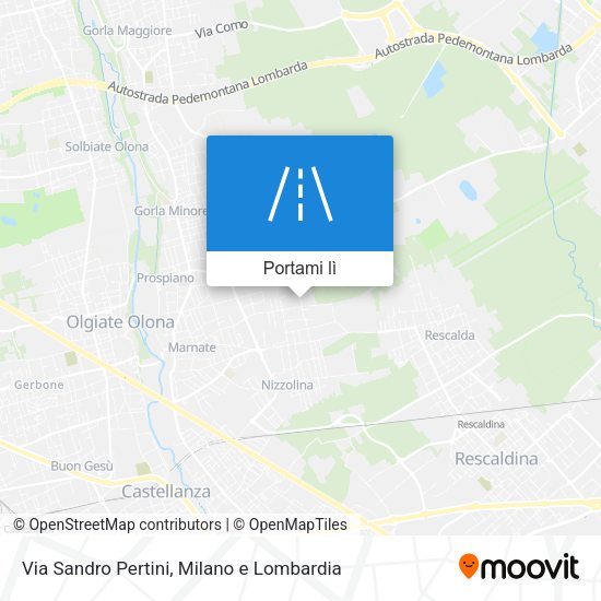 Mappa Via Sandro Pertini