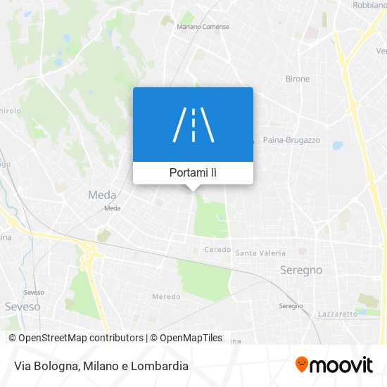 Mappa Via Bologna