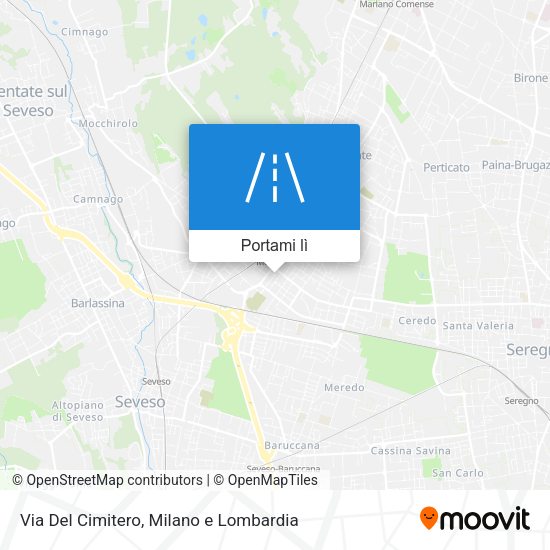 Mappa Via Del Cimitero