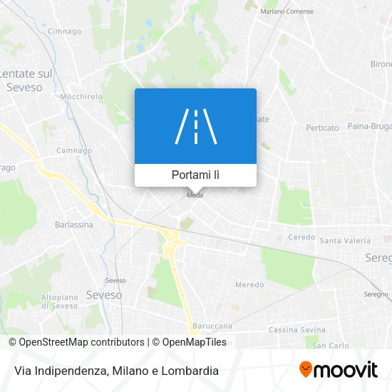Mappa Via Indipendenza