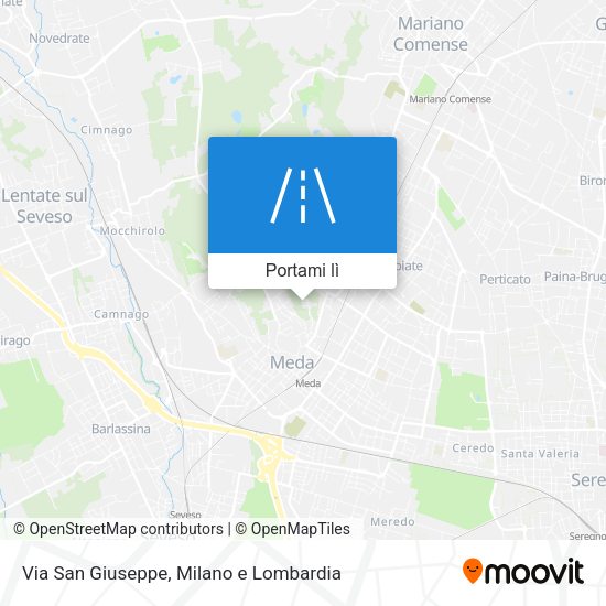 Mappa Via San Giuseppe