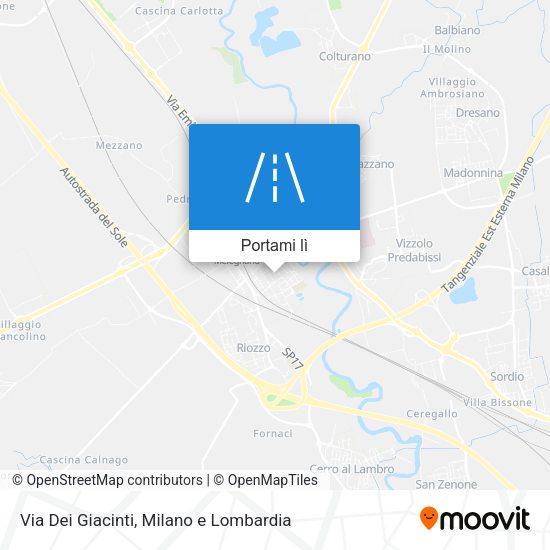 Mappa Via Dei Giacinti