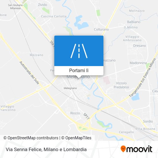 Mappa Via Senna Felice