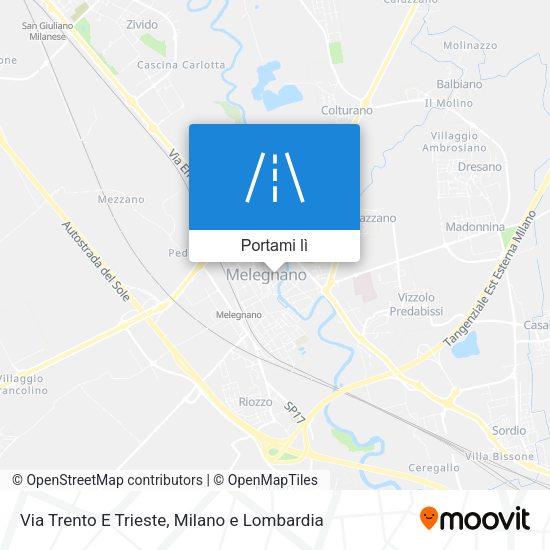 Mappa Via Trento E Trieste