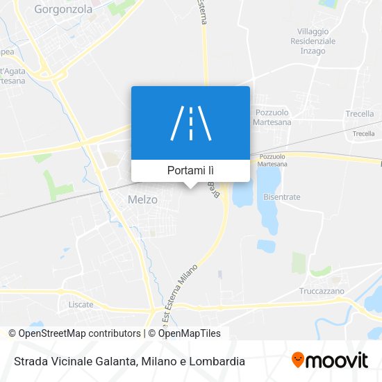Mappa Strada Vicinale Galanta