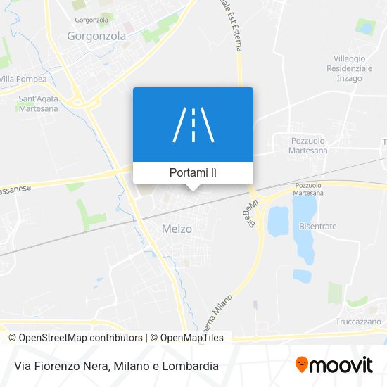 Mappa Via Fiorenzo Nera