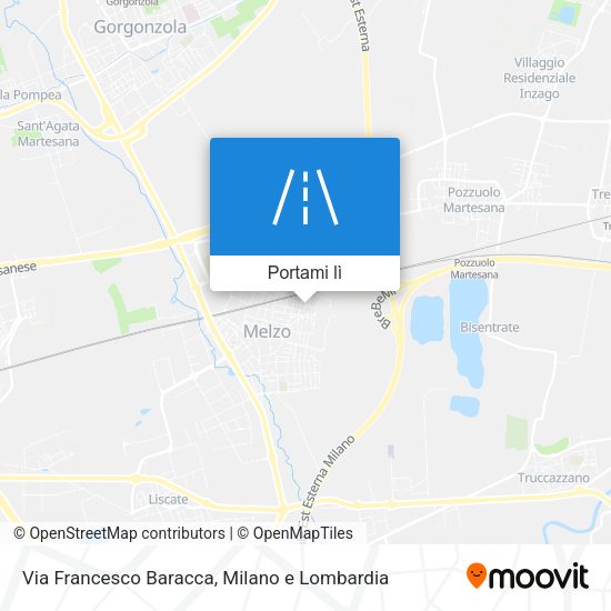 Mappa Via Francesco Baracca