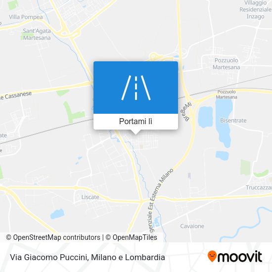 Mappa Via Giacomo Puccini