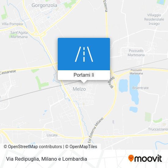 Mappa Via Redipuglia