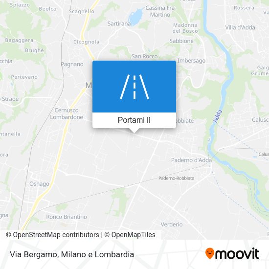 Mappa Via Bergamo