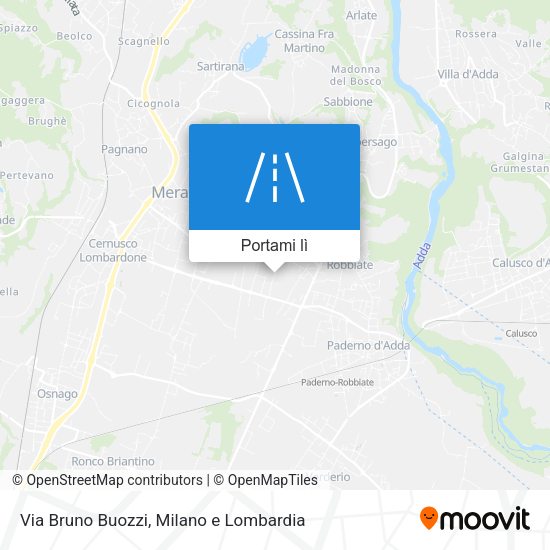 Mappa Via Bruno Buozzi