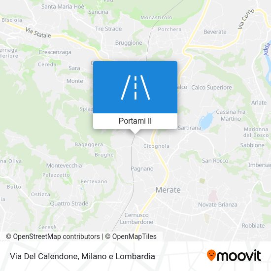 Mappa Via Del Calendone