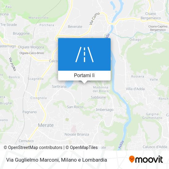 Mappa Via Guglielmo Marconi