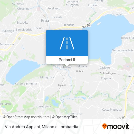 Mappa Via Andrea Appiani