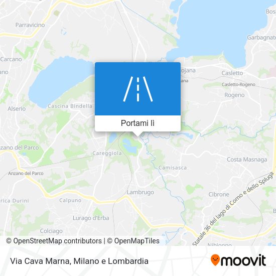 Mappa Via Cava Marna