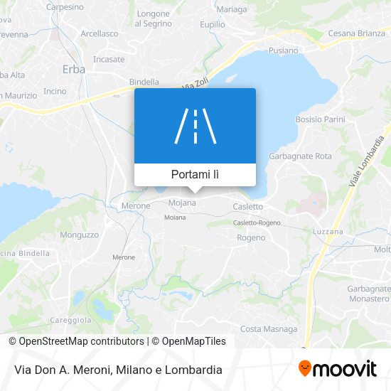 Mappa Via Don A. Meroni