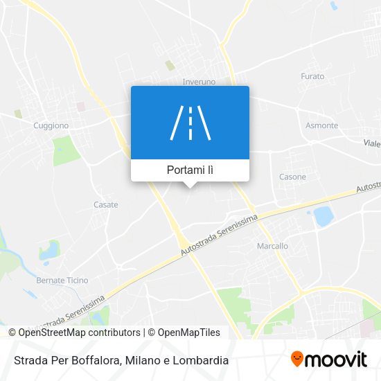 Mappa Strada Per Boffalora