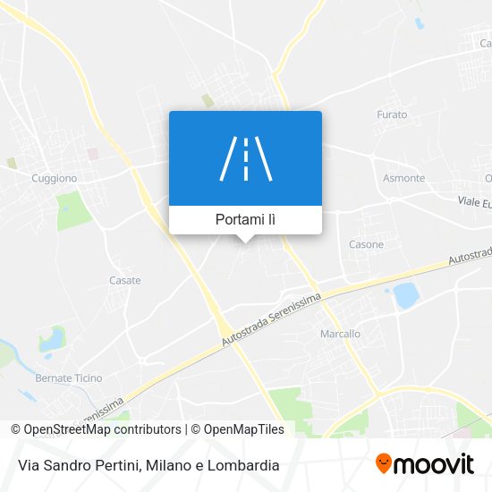 Mappa Via Sandro Pertini