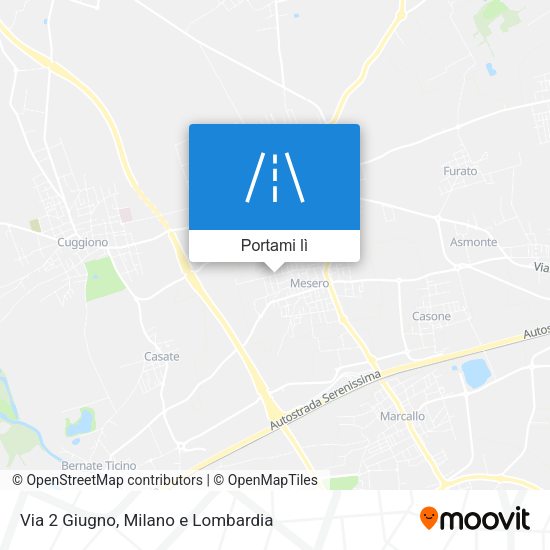 Mappa Via 2 Giugno