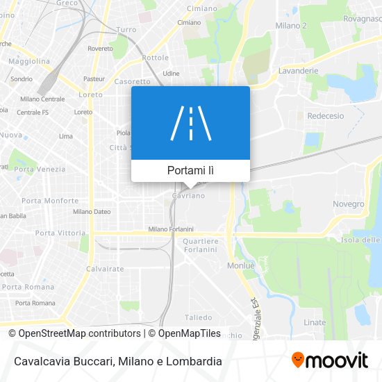 Mappa Cavalcavia Buccari