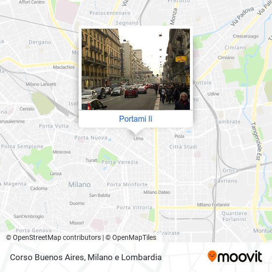 Mappa Corso Buenos Aires