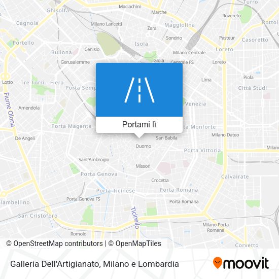 Mappa Galleria Dell'Artigianato
