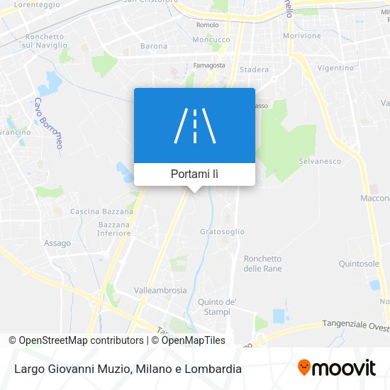 Mappa Largo Giovanni Muzio