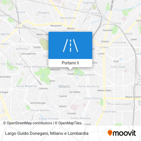 Mappa Largo Guido Donegani