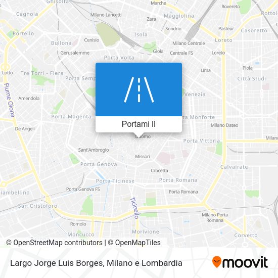 Mappa Largo Jorge Luis Borges
