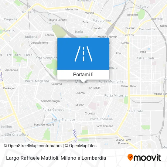 Mappa Largo Raffaele Mattioli