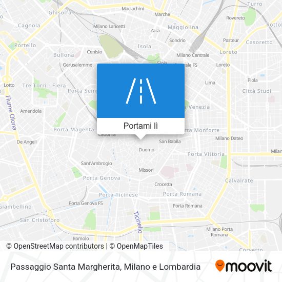 Mappa Passaggio Santa Margherita