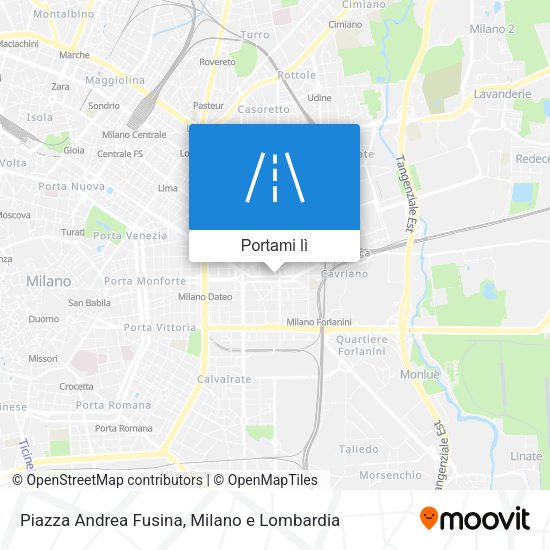 Mappa Piazza Andrea Fusina