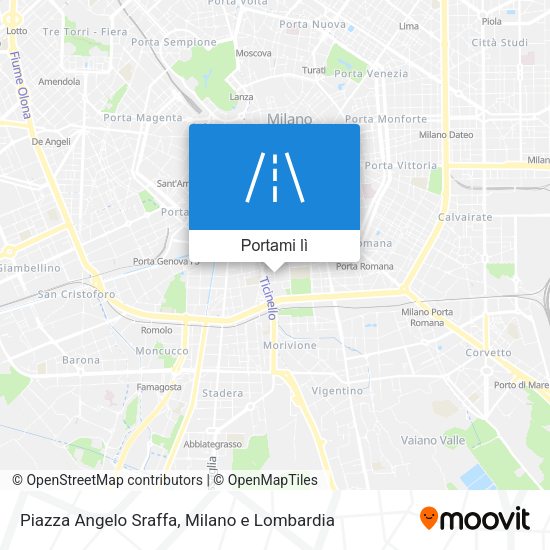 Mappa Piazza Angelo Sraffa