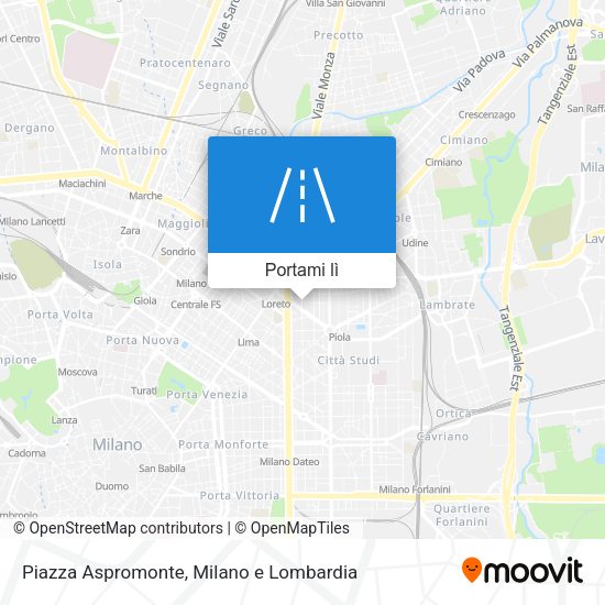Mappa Piazza Aspromonte