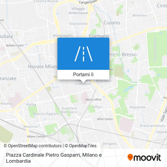 Mappa Piazza Cardinale Pietro Gasparri