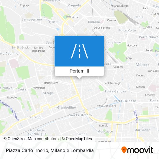 Mappa Piazza Carlo Irnerio