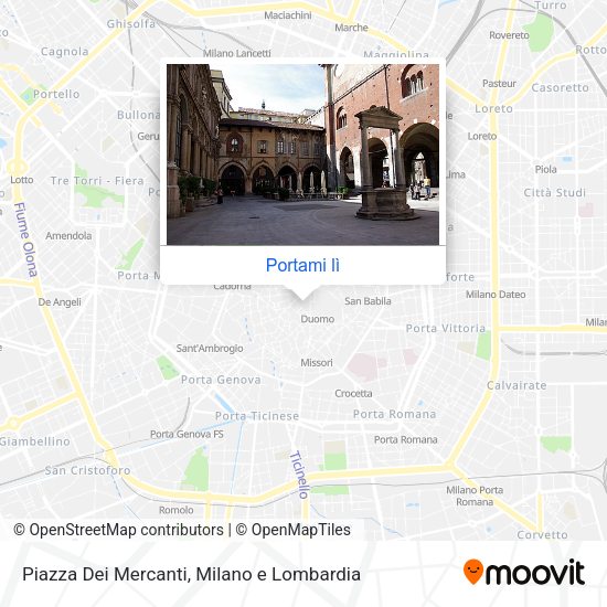 Mappa Piazza Dei Mercanti