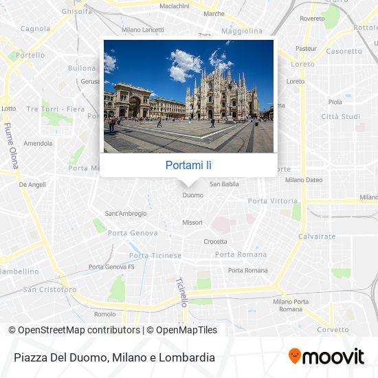 Mappa Piazza Del Duomo