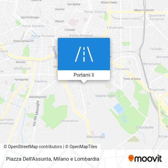 Mappa Piazza Dell'Assunta