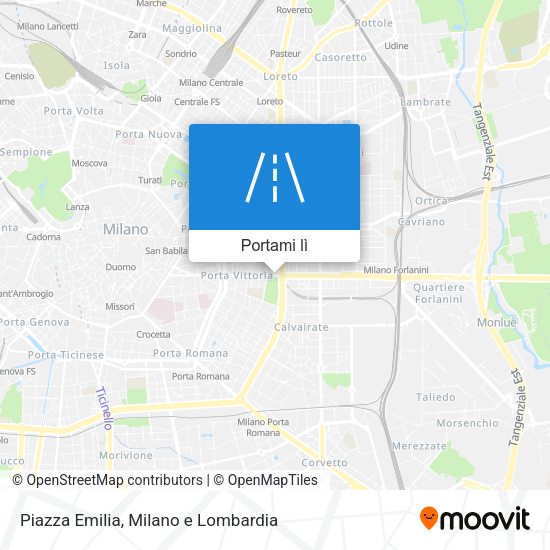 Mappa Piazza Emilia