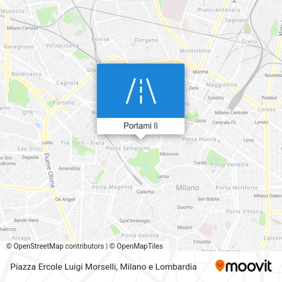 Mappa Piazza Ercole Luigi Morselli