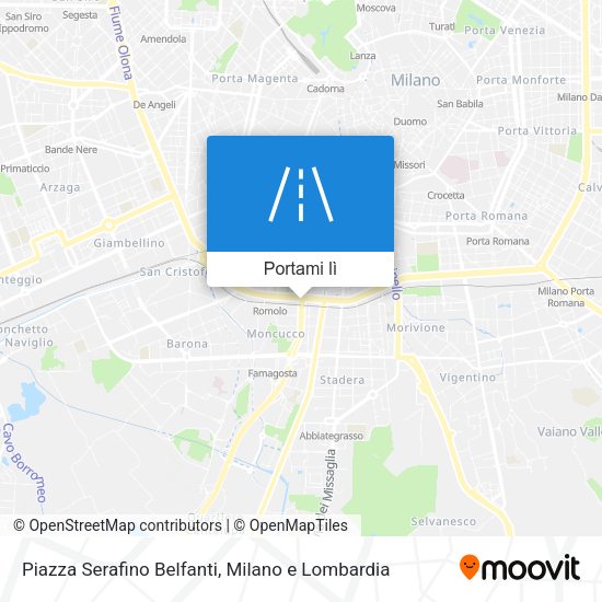 Mappa Piazza Serafino Belfanti