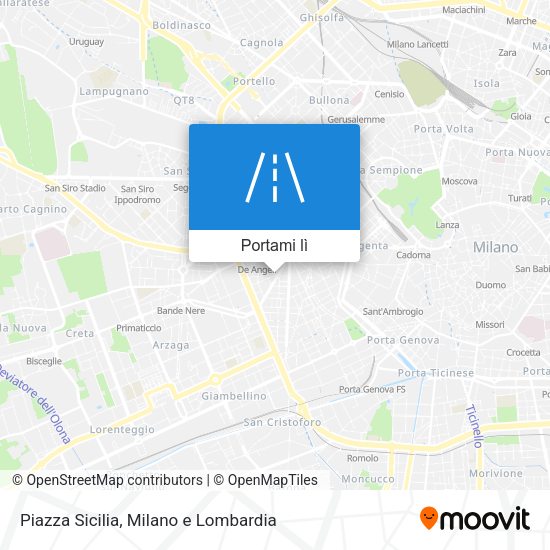 Mappa Piazza Sicilia