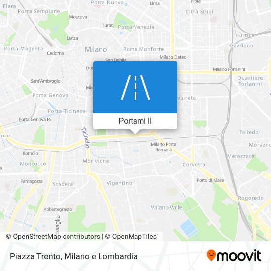 Mappa Piazza Trento