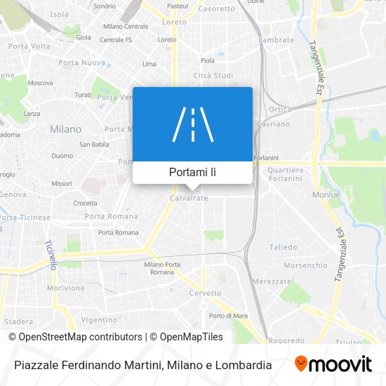 Mappa Piazzale Ferdinando Martini