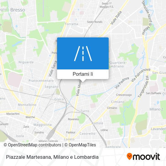 Mappa Piazzale Martesana