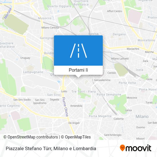 Mappa Piazzale Stefano Türr