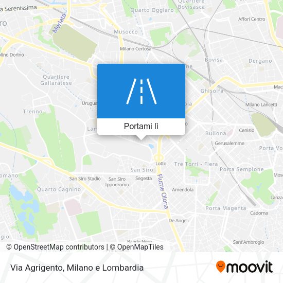 Mappa Via Agrigento