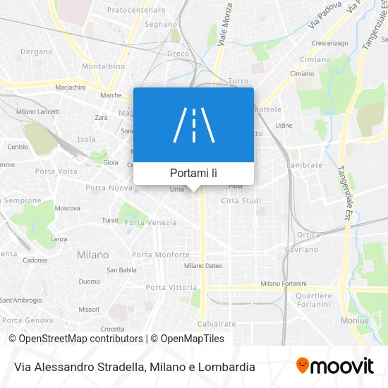 Mappa Via Alessandro Stradella