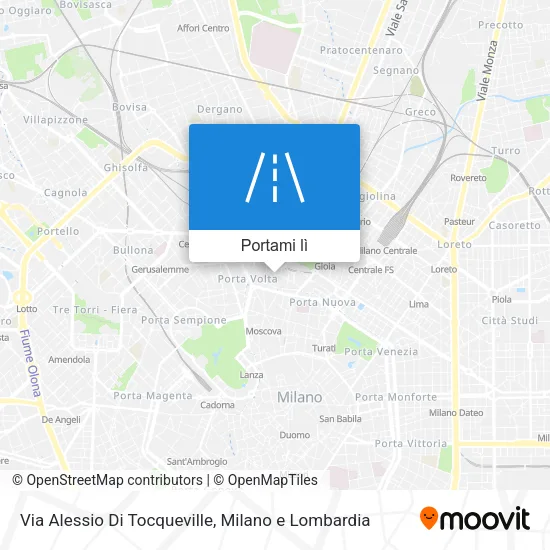 Mappa Via Alessio Di Tocqueville